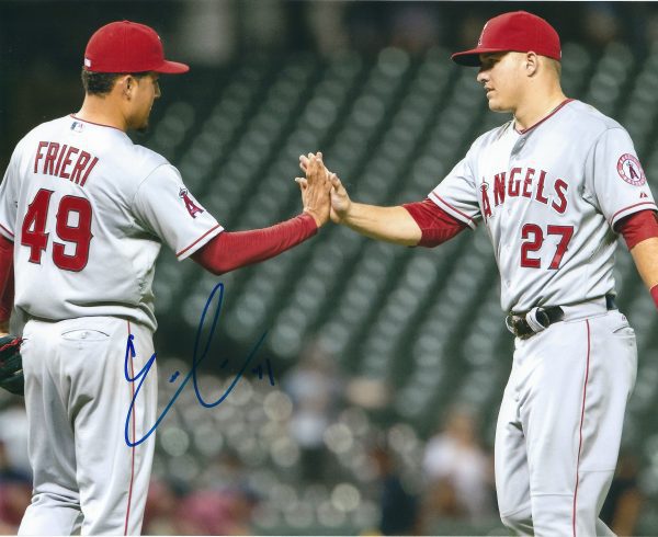 AUTOGRAPHED ERNESTO FRIERI 8X10 Los Angeles Angels Photo