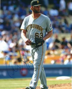 Autographed CHRIS LEROUX 8X10 Pittsburgh Pirates Photo