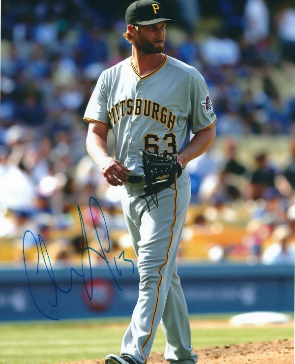 Autographed CHRIS LEROUX 8X10 Pittsburgh Pirates Photo