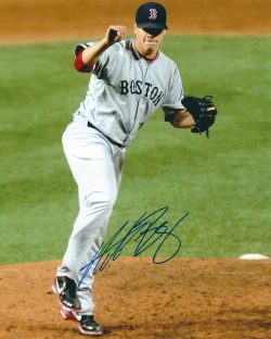 AUTOGRAPHED ANDREW BAILEY 8X10 Boston Red Sox photo