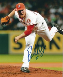 AUTOGRAPHED BRETT OBERHOLTZER 8X10 Houston Astros Photo