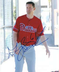 AUTOGRAPHED GREG BURKE 8X10 Philadelphia Phillies Photo