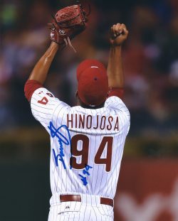 AUTOGRAPHED DALIER HINOJOSA 8X10 Philadelphia Phillies Photo