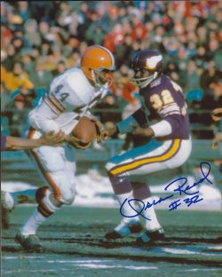 Autographed OSCAR REED 8X10 Minnesota Vikings Photo