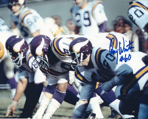 Autographed ROY WINSTON  8X10 Minnesota Vikings Photo