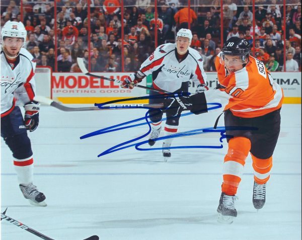 Autographed BRAYDEN SCHENN 8X10 photo - Philadelphia Flyers