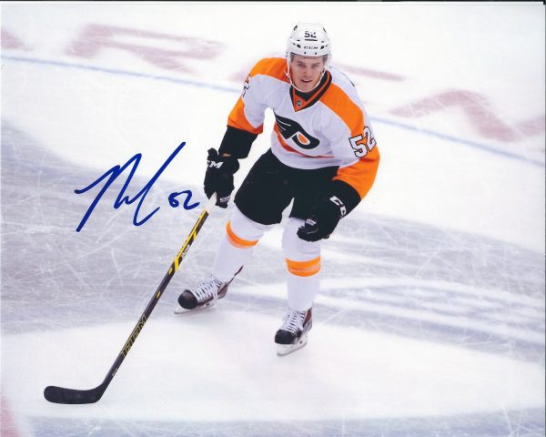 Autographed NICK COUSINS 8X10 Philadelphia Flyers Photo