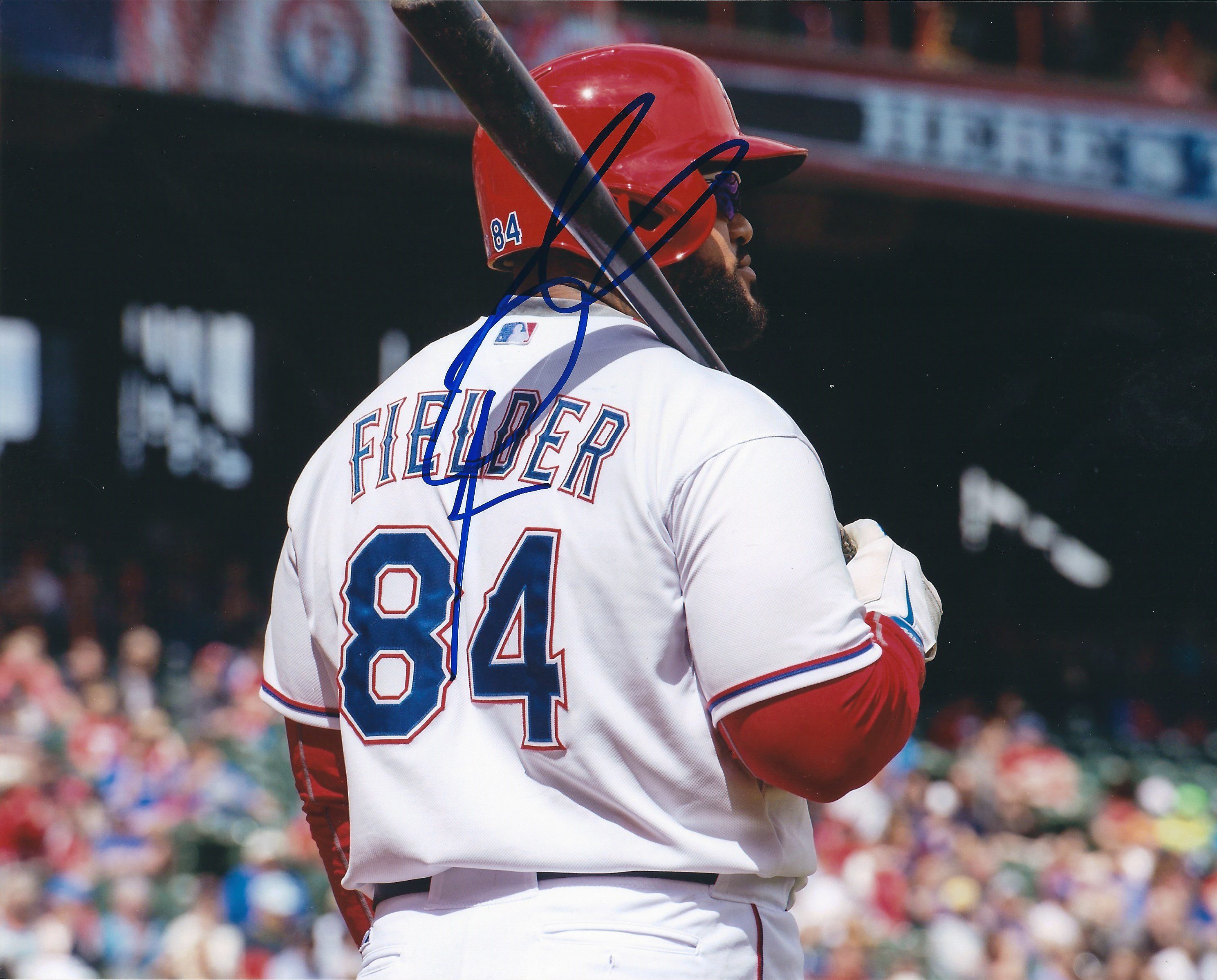 AUTOGRAPHED PRINCE FIELDER 8X10 Texas Rangers Photo - Main Line Autographs