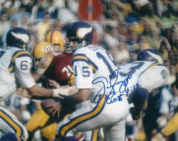 Autographed  GARY CUOZZO 8X10 Minnesota Vikings Photo