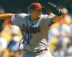 Autographed BRANDON WEBB 8X10 Arizona Diamondbacks Photo