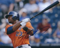 AUTOGRAPHED CHRIS CARTER 8X10 Houston Astros Photo
