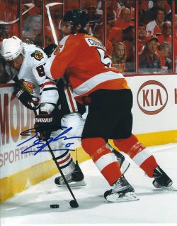 Autographed BRAYDON COBURN 8X10 Philadelphia Flyers Photo