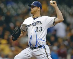 AUTOGRAPHED WILL SMITH  8X10 Milwaukee Brewers Photo