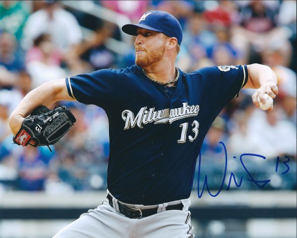 AUTOGRAPHED WILL SMITH  8X10 Milwaukee Brewers Photo