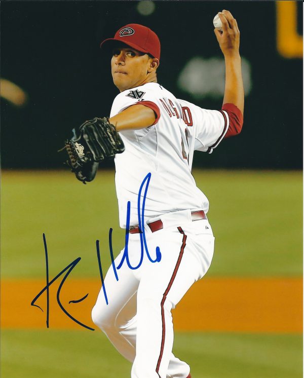 Autographed RANDALL DELGADO 8X10 Arizona Diamondbacks Photo