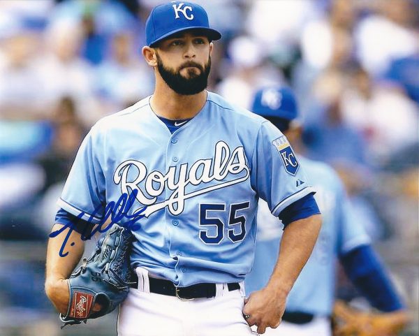 AUTOGRAPHED TIM COLLINS 8X10 Kansas City Royals Photo