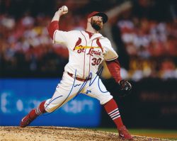 AUTOGRAPHED JASON MOTTE 8X10 St. Louis Cardinals photo