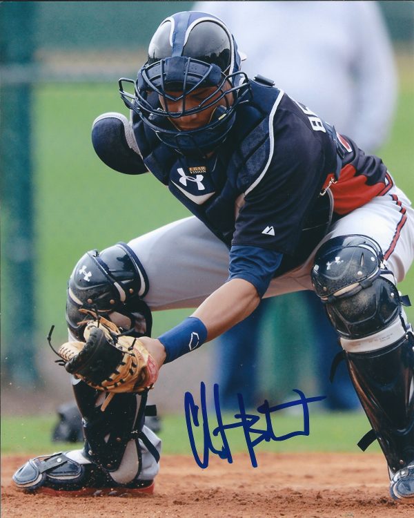 AUTOGRAPHED CHRISTIAN BETHANCOURT 8X10 Atlanta Braves photo