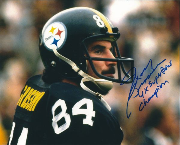 Autographed RANDY GROSSMAN 8X10 photo Pittsburgh Steelers