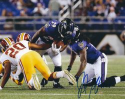 Autographed JUSTIN FORSETT 8X10 Baltimore Ravens Photo
