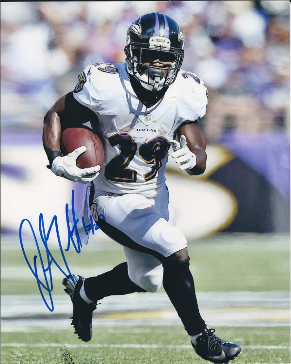 Autographed JUSTIN FORSETT 8X10 Baltimore Ravens Photo