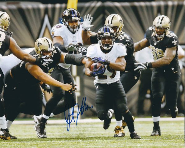 Autographed  JUSTIN FORSETT 8X10 Baltimore Ravens Photo
