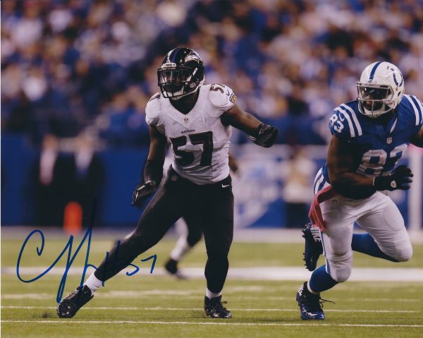 Autographed C.J. MOSLEY 8X10 Baltimore Ravens Photo