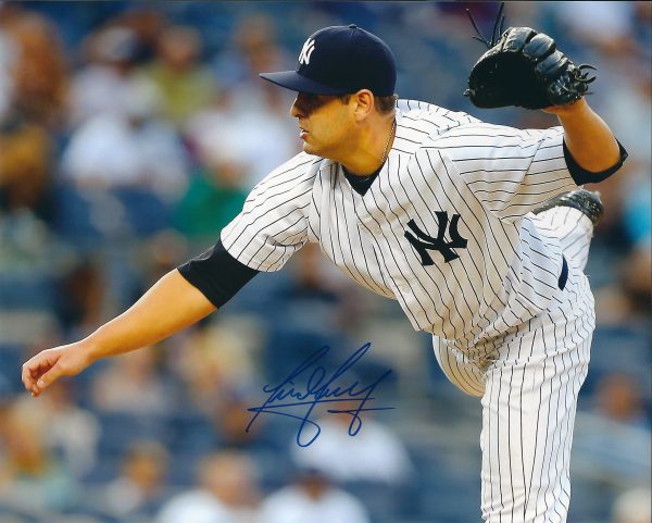 AUTOGRAPHED NICK GOODY  8X10 NEW YORK YANKEES photo