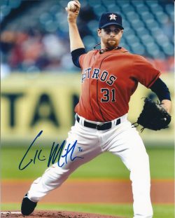 AUTOGRAPHED COLLIN MCHUGH 8X10 Houston Astros Photo