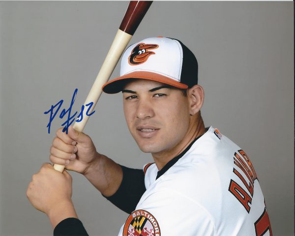 AUTOGRAPHED DARIEL ALVAREZ 8X10 Baltimore Orioles Photo