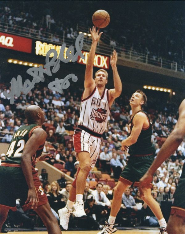 Autographed MATT BULLARD 8X10 Houston Rockets Photo