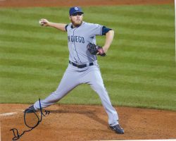 AUTOGRAPHED BRANDON MAURER 8X10 San Diego Padres photo