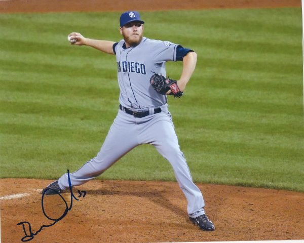 AUTOGRAPHED BRANDON MAURER 8X10 San Diego Padres photo
