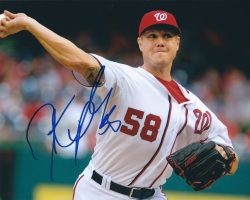 Autographed JONATHAN PAPELBON 8X10 Washington Nationals Photo
