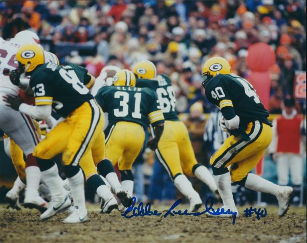 Autographed EDDIE LEE IVERY 8x10 Green Bay Packers Photo