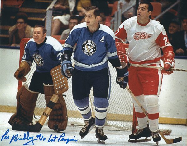 Autographed LES BINKLEY 8x10 Pittsburgh Penguins Photo