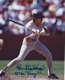 AUTOGRAPHED BENITO SANTIAGO 8X10 San Diego Padres photo