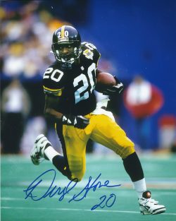 Autographed DWIGHT STONE  8X10 Pittsburgh Steelers Photo
