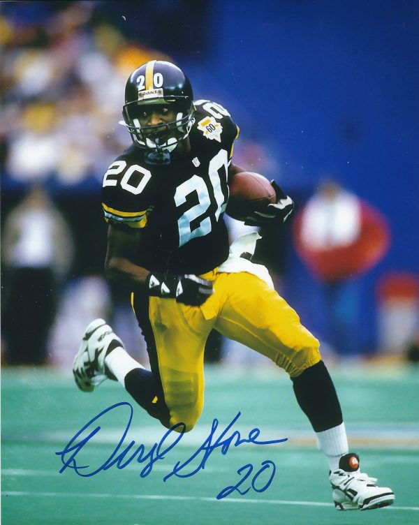 Autographed DWIGHT STONE  8X10 Pittsburgh Steelers Photo