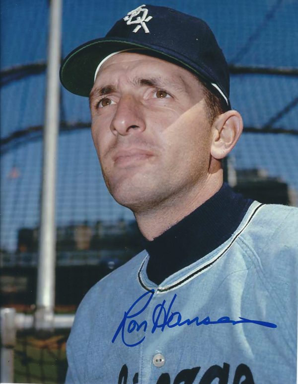 AUTOGRAPHED RON HANSEN  8X10 Chicago White Sox Photo