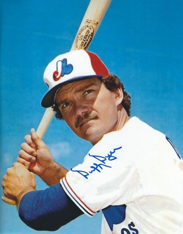 AUTOGRAPHED  DUFFY DYER 8x10 Montreal Expos Photo