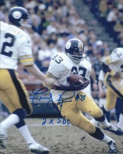 Autographed FRENCHY FUQUA 8X10 Pittsburgh Steelers Photo