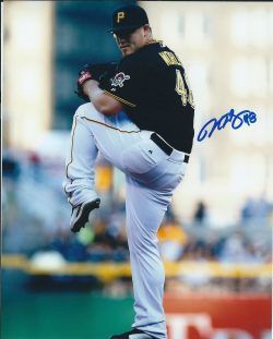 Autographed VANCE WORLEY 8X10 Pittsburgh Pirates Photo
