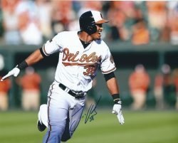 AUTOGRAPHED Jimmy Parades 8X10 Baltimore Orioles Photo