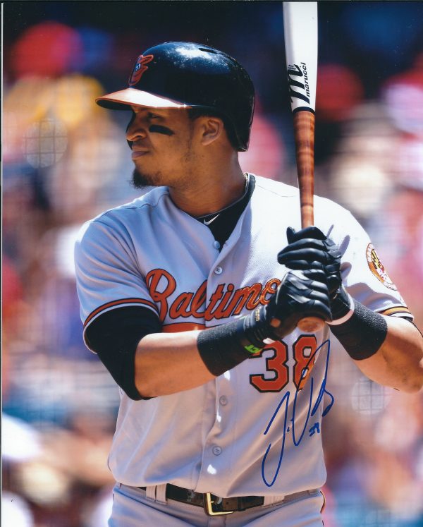 AUTOGRAPHED JIMMY PARADES 8X10 Baltimore Orioles Photo