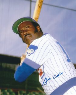 AUTOGRAPHED GENE CLINES 8X10 Chicago Cubs Photo