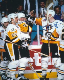 Autographed  KJELL SAMUELSSON 8X10 Pittsburgh Penguins Photo