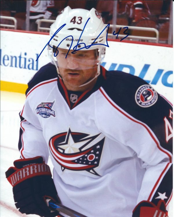 Autographed  SCOTT HARTNELL 8X10 Columbus Blue Jackets Photo