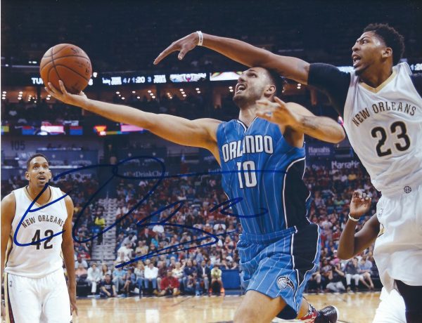 Autographed EVAN FOURNIER Orlando Magic Photo