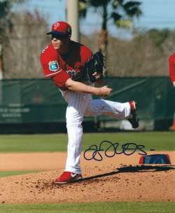 AUTOGRAPHED  JEREMY HELLICKSON 8X10 Philadelphia Phillies Photo